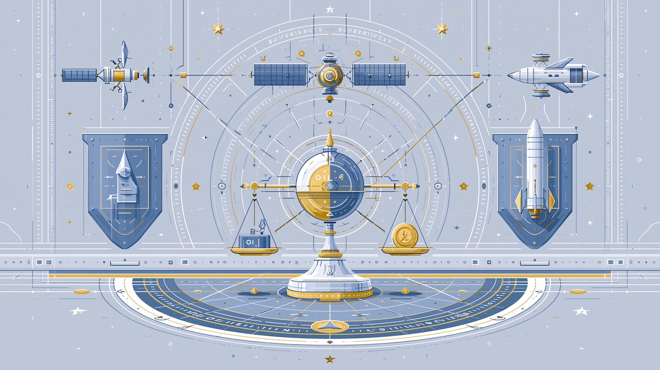 Image: Oil, Rates, Gold and the Sovereignty Supercycle (Space, Defence)